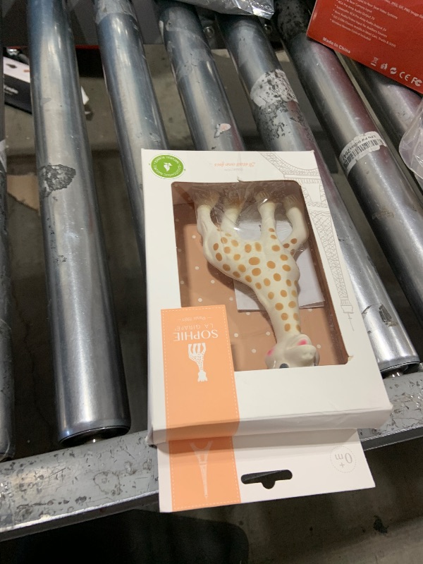 Photo 1 of Sophie la girafe | Handcrafted for 60 Years in France | 100% Natural Rubber | Designed for Teething Babies | Awaken all 5 Senses | Easy to Clean | Pack of 1