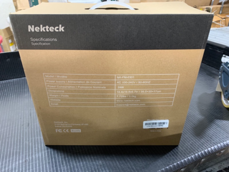 Photo 1 of Nekteck Shiatsu Foot Massager Machine with Soothing Heat, Deep Kneading Therapy, Air Compression, Improve Blood Circulation and Foot Wellness,Relax for Home or Office Use(Gray)