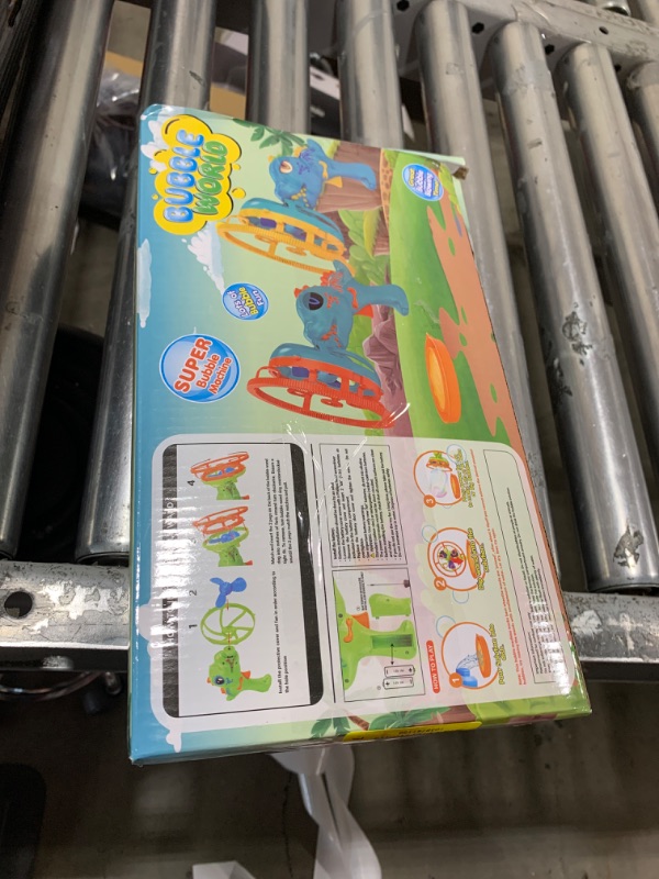 Photo 1 of Bubble  Bubble Machine Dinosaur Bubble Blower Toy for Kids and Toddlers Bubble in Bubble Gun Party Favors Birthday Christmas Easter Gift for 3 4 5 6 7 8 9 Years Old Boys and Girls (Yellow)