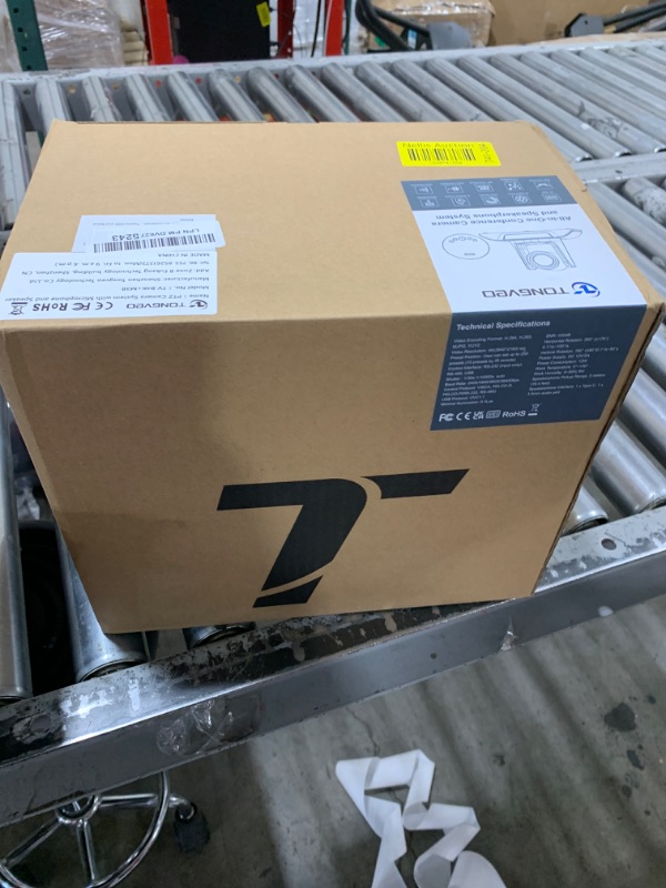 Photo 1 of TONGVEO 4K Conference Room Camera System, AI Auto-Tracking PTZ Camera 5X Digital Zoom with Speakerphone Set 120° Wide-Angle USB3.0 for Zoom Skype Teams OBS and More