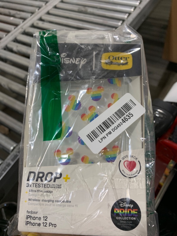 Photo 1 of OtterBox iPhone 12 and 12 Pro Symmetry Series Series Case - Mickey Pride, Ultra-Sleek, Wireless Charging Compatible, Raised Edges Protect Camera & Screen