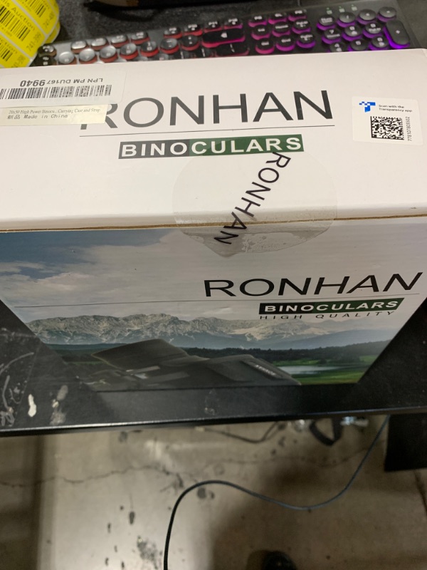 Photo 1 of RONHAN Binoculars for Adults High Powered, Military Compact HD Professional/Daily Waterproof 20x50 Binoculars for Bird Watching Travel Hunting Football Games Stargazing with Carrying Case & Strap
