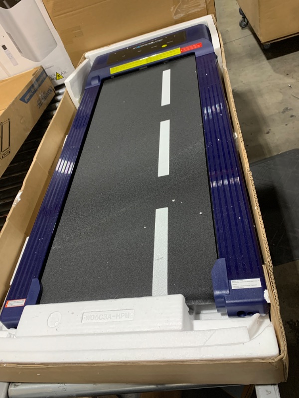 Photo 1 of Exerpeutic 400 Lb. Capacity Heavy-Duty Walking/Jogging Exercise Treadmill Walking Pad- Home Gym Workout, Foldable Under Desk Desk Design