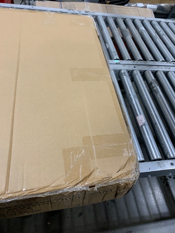 Photo 1 of FACTORY SEALED - ZINUS Misty Upholstered Platform Bed Frame, Mattress Foundation, Wood Slat Support, No Box Spring Needed, Easy Assembly, Taupe, King