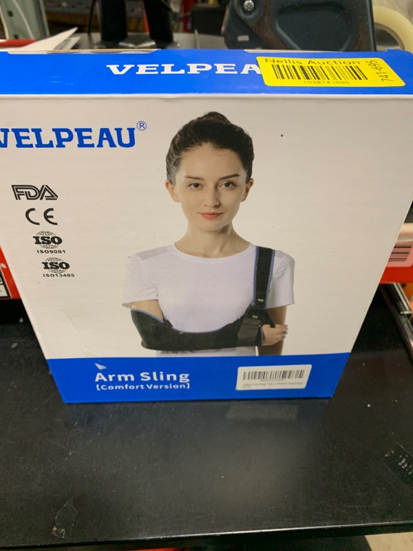 Photo 1 of Velpeau Arm Sling Shoulder Immobilizer for Women and Men, fit Left or Right Arm - Rotator Cuff Support Brace - Medical Sling for Shoulder, Clavicle, Elbow Injury (Comfort type, Large: Bust 33.5?-41?)
