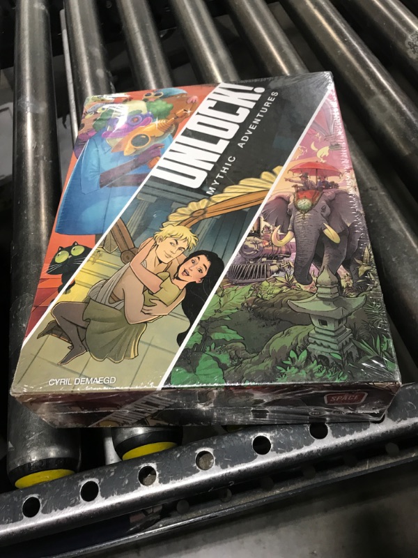 Photo 1 of UNLOCK! Mythic Adventures Card Game - Escape Room-Inspired Cooperative Adventure, Fun Family Game for Kids and Adults, Ages 10+, 1-6 Players, 1 Hour Playtime, Made by Space Cowboys