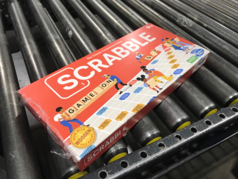 Photo 1 of Scrabble Board Game, Classic Word Game for Kids Ages 8 and Up, Fun Family Game for 2-4 Players, The Classic Crossword Game
