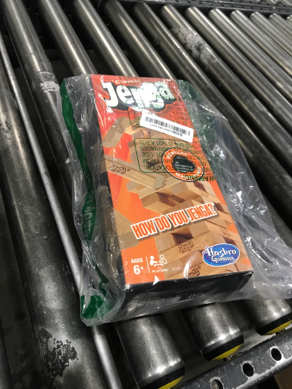 Photo 1 of Jenga Game | The Original Wood Block Game with Genuine Hardwood Blocks | Stacking Tower Game | Ages 6+ | 1 or More Players | Party Games for Kids | Family Games