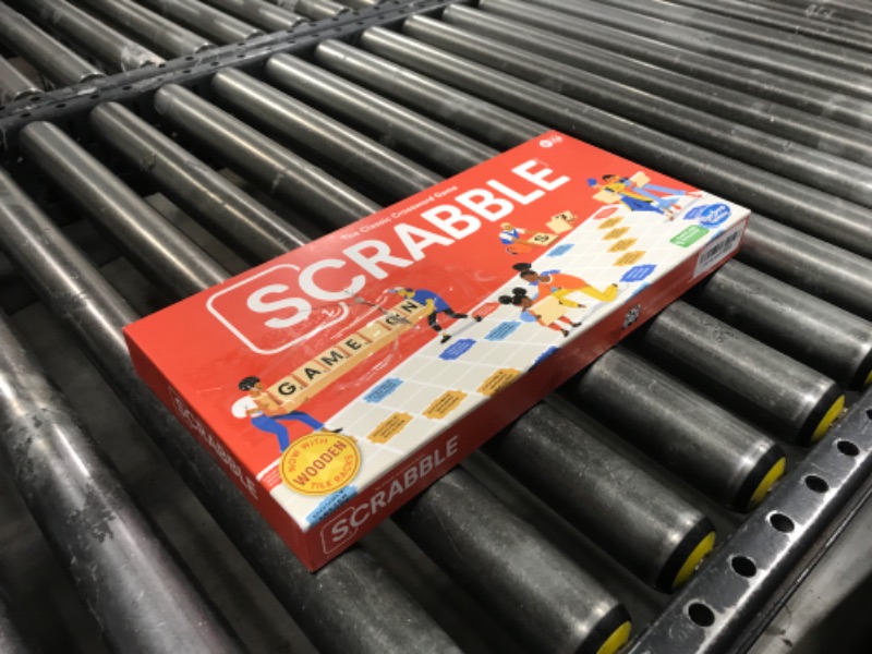 Photo 1 of Scrabble Board Game, Classic Word Game for Kids Ages 8 and Up, Fun Family Game for 2-4 Players, The Classic Crossword Game