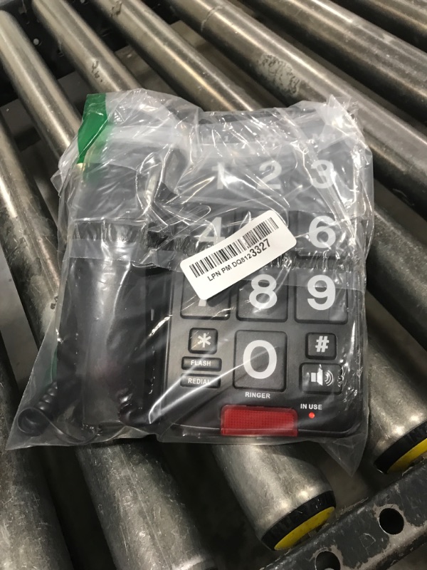Photo 1 of Big Button landline Phone for Seniors or Visually impaired with high Contrast Colors and Loud Volume (Black)