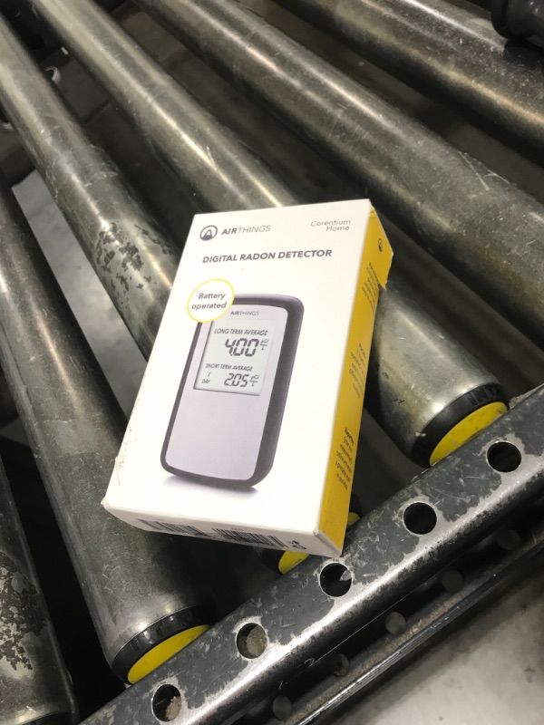 Photo 1 of Airthings Corentium Home Radon Detector 223 Portable, Lightweight, Easy-to-Use, (3) AAA Battery Operated, USA Version, pCi/L