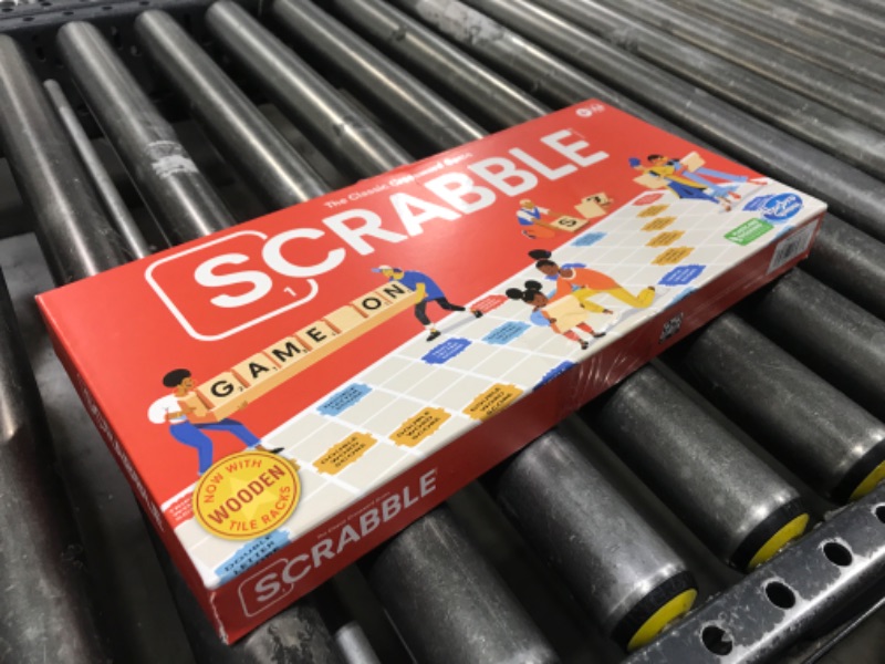 Photo 1 of Scrabble Board Game, Classic Word Game for Kids Ages 8 and Up, Fun Family Game for 2-4 Players, The Classic Crossword Game