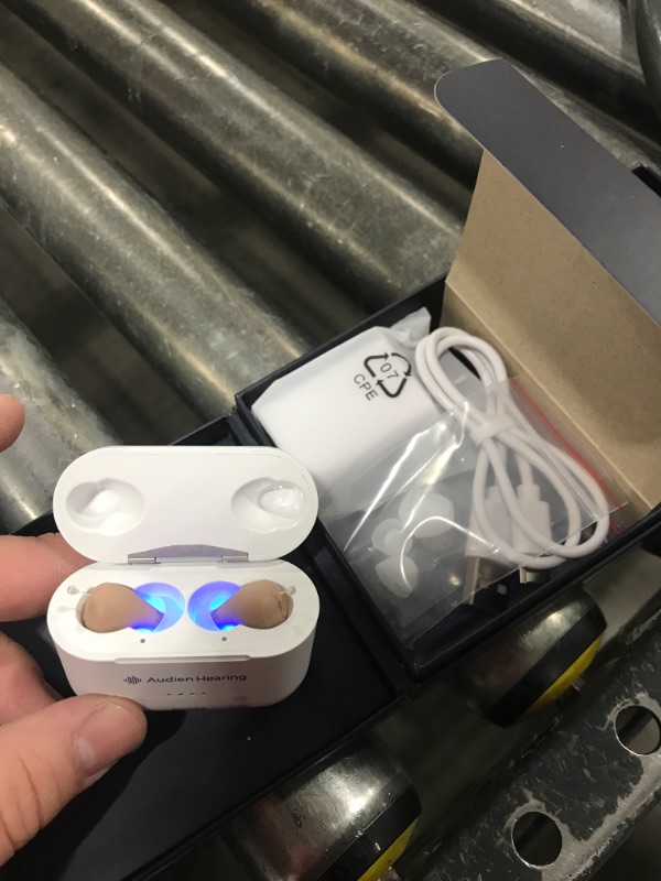 Photo 1 of Audien ATOM PRO 2 Wireless Rechargeable OTC Hearing Aid, Premium Comfort Design and Nearly Invisible