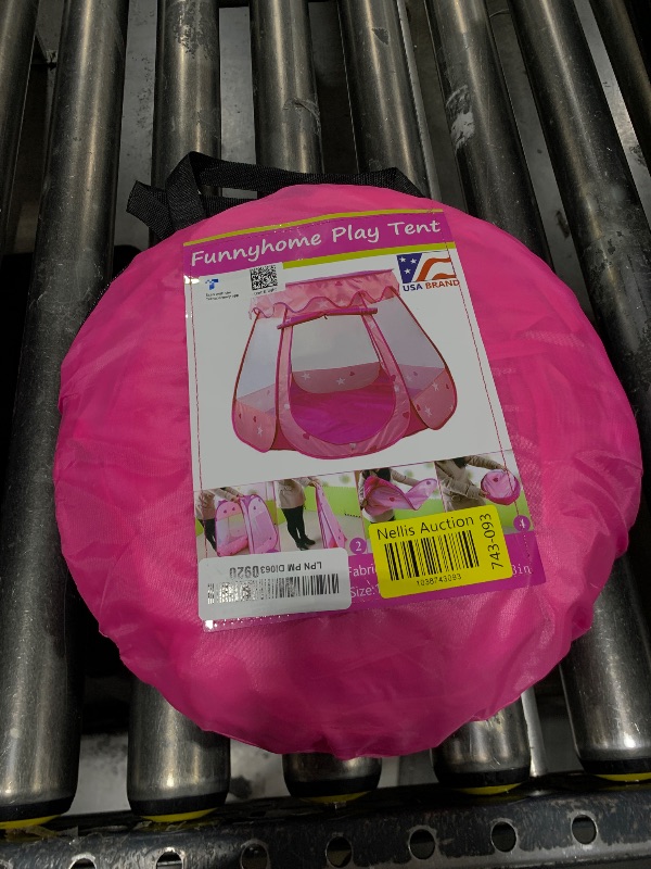Photo 1 of crayline Princess Tent with Star Light for 1 Year Old Birthday Gift, Ball Pit for Babies, Toddlers Girls Toys, Easy to Pop Up and Assemble