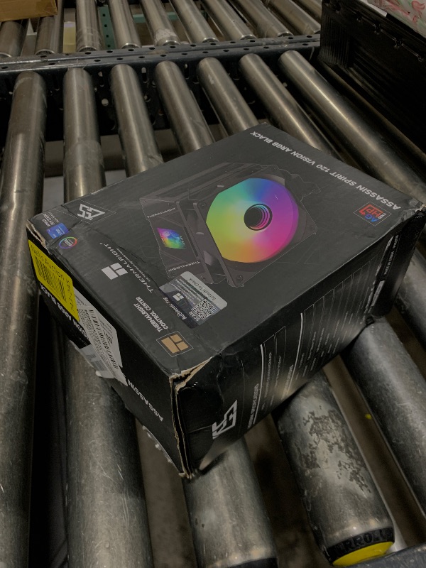 Photo 1 of Thermalright Assassin Spirit 120 Vision Black ARGB CPU Air Cooler with 1.54in IPS Display, 120mm PWM Fan, Support Intel lga1700/1150/1151/1200/1851, AMD AM4/AM5