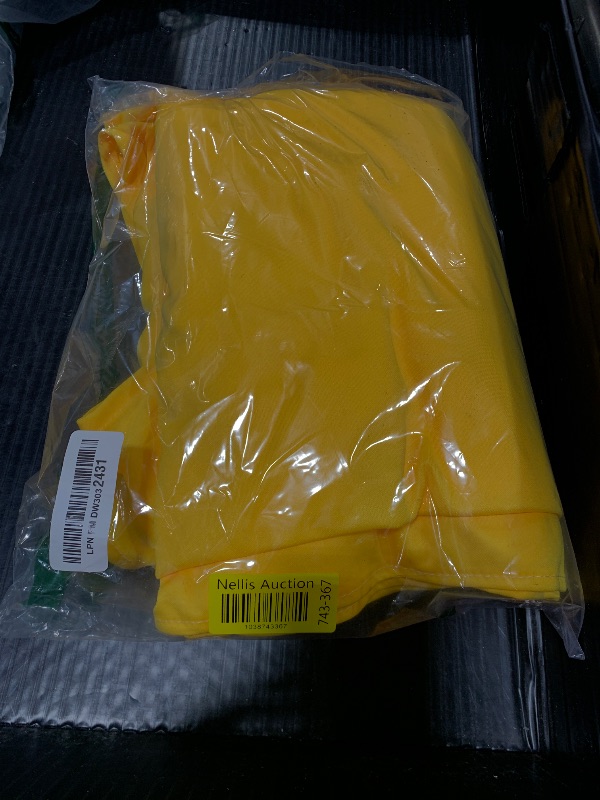 Photo 1 of QICAIYUN 10x8FT Yellow Fabric Curtain Backdrop Yellow Wedding Fabric Curtains Backdrop Wedding Birthday Party Baby Shower Decoration 5x8ft, 2 Panels YUNNS031