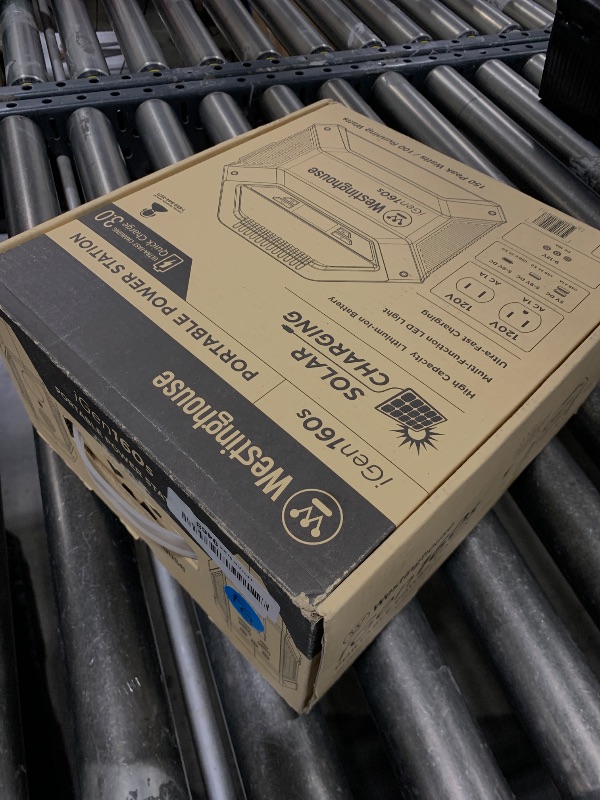 Photo 1 of Westinghouse 155Wh 150 Peak Watt Portable Power Station & Solar Generator, Modified Sine Wave AC Outlet, Backup Lithium Battery for Camping, Home, Travel, Indoor/Outdoor Use (Solar Panel Not Included)