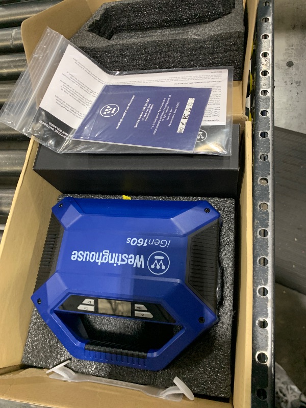 Photo 1 of Westinghouse 155Wh 150 Peak Watt Portable Power Station & Solar Generator, Modified Sine Wave AC Outlet, Backup Lithium Battery for Camping, Home, Travel, Indoor/Outdoor Use (Solar Panel Not Included)