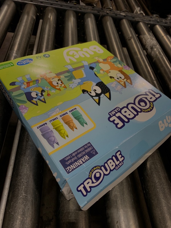 Photo 1 of Hasbro Gaming Trouble: Bluey Edition Board Game for Kids, 2-4 Players, Race Bluey, Bingo, Bandit, or Chilli to The Finish, Ages 5 and Up (Amazon Exclusive)
