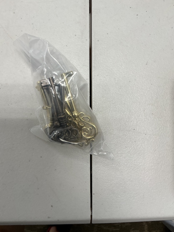 Photo 1 of 10PCS Skeleton Key Set Reproduction for Antique Furniture, Universal Barrel Key Replacement, Antique Brass Skeleton Keys for Dresser Drawers, Vintage Clocks,Cupboards, Desk Drawer Lock