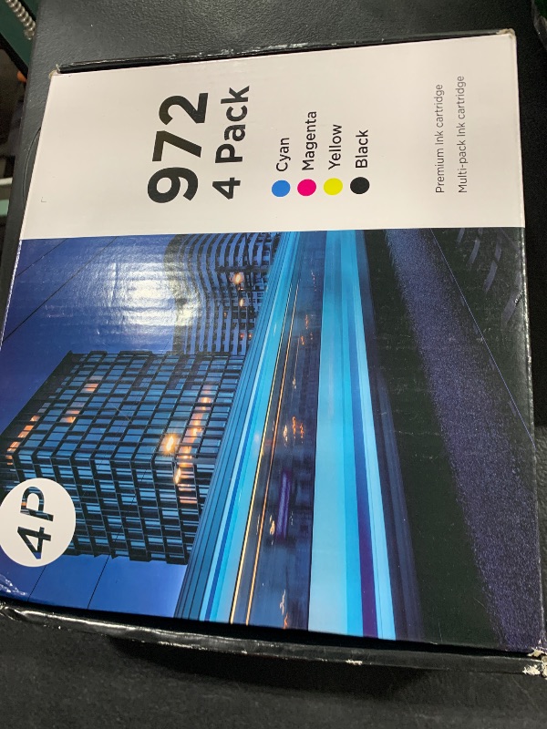 Photo 1 of 972X Ink Cartridge Compatible with HP 972 X for HP-972X | High Yield 10000 Pages | for PageWide Pro 452dw 452dn / PageWide Pro Multifunction 477dw 477dn 577dw 577z Printer (4 Pack)