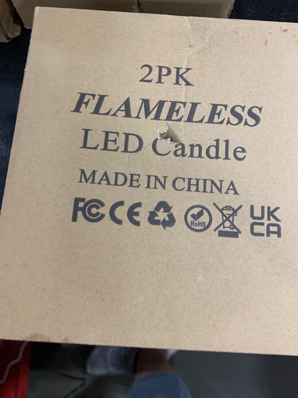 Photo 1 of Rechargeable Flameless Candles, LED Candles, Candles with Remote and Timers, Real Wax Pillar Candles, with Flickering Embedded Star String?Ivory White, Set of 2