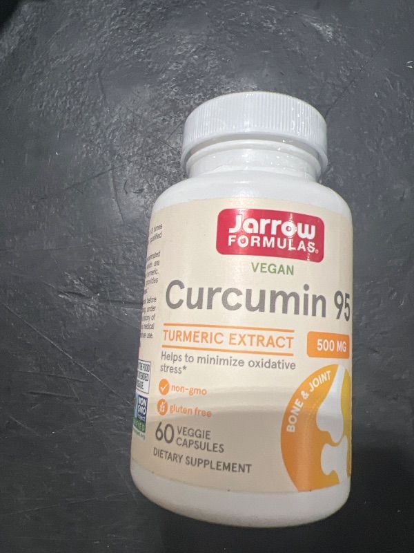Photo 1 of Jarrow Curcumin-95, 500 Milligram 60 Capsules bb 12-2026