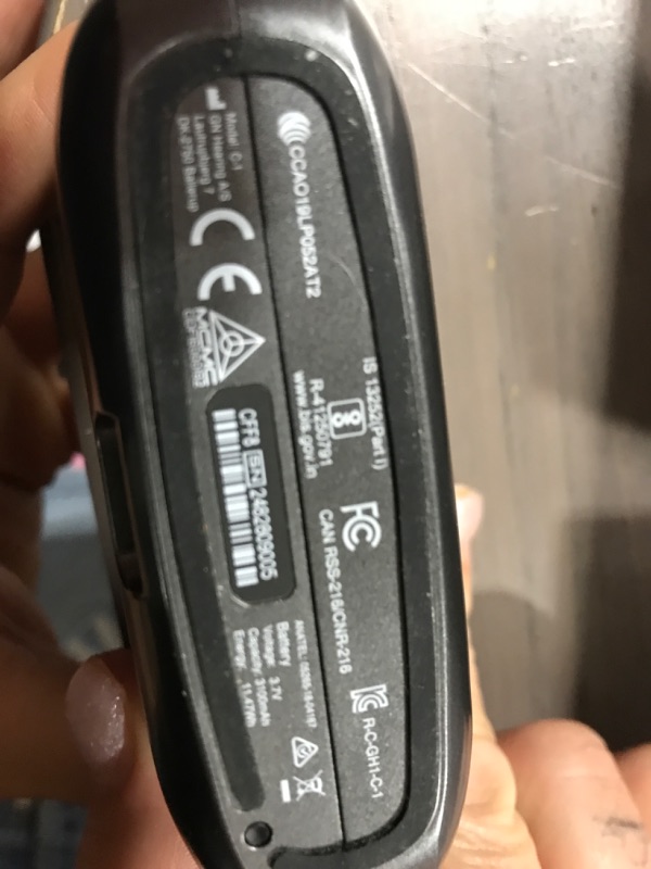 Photo 1 of Jabra Enhance Select 500 OTC Hearing Aids, Audiology Team Care Included, Bluetooth LE Audio & Bluetooth Streaming for Calls, Music, Media (iOS/Android), Nearly Invisible & Comfortable - Silver