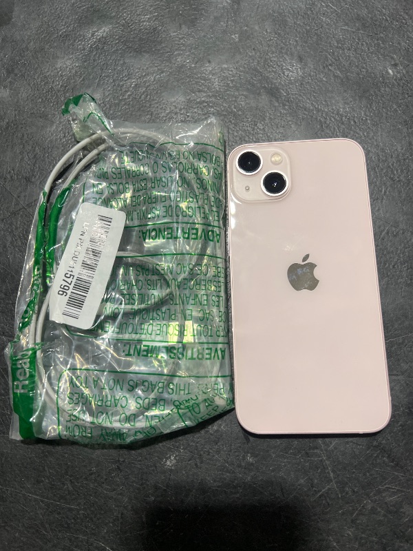 Photo 1 of Apple iPhone 13, 128GB, Pink - Unlocked (Renewed)