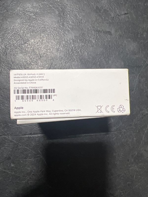 Photo 1 of Apple AirPods 4 Wireless Earbuds, Bluetooth Headphones, with Active Noise Cancellation, Adaptive Audio, Transparency Mode, Personalized Spatial Audio, USB-C Charging Case, Wireless Charging, H2 Chip
