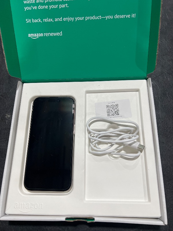 Photo 1 of Apple iPhone 15 Pro, 128GB, Natural Titanium - Unlocked (Renewed Premium)