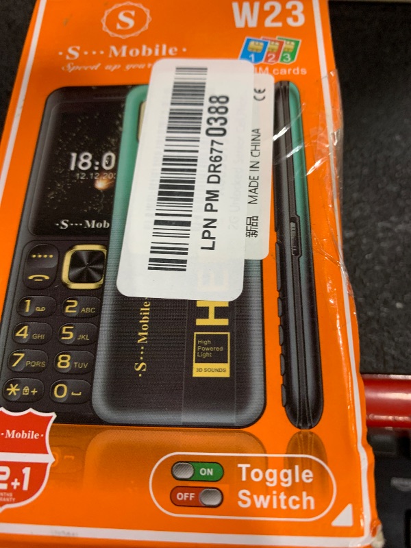 Photo 1 of 2G Unlocked Senior Cell Phone, Easy to Use Big Simple Mobile Phone with 3 Card 3 Standby, SOS , 2.2" Screen & 2500mAh Battery, Ultra Thin Unlocked Phone for Elderly &