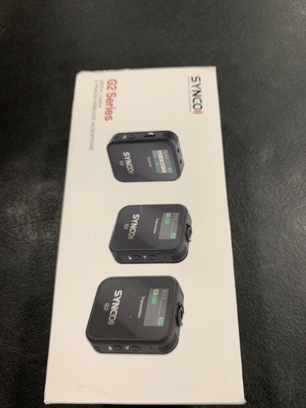 Photo 1 of SYNCO Wireless Lavalier Microphone, G2(A2) 2.4G Dual Transmitter 48KHz 24Bit Lapel Mic 656FT 8H for Online Class Vlog Stream YouTube for Camera Smartphone Tablet