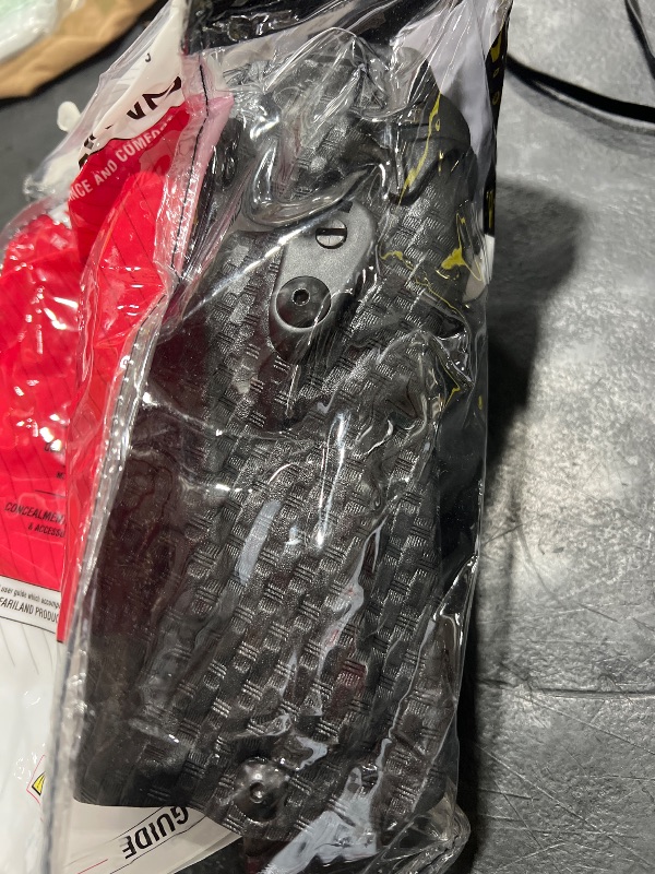 Photo 1 of Safariland 6390RDS Level One Retention Duty Holster, Red Dot Sight Compatible, STX Basket Weave Black, Right Hand, Fits: STI STACC P 4.4" Surefire X300U