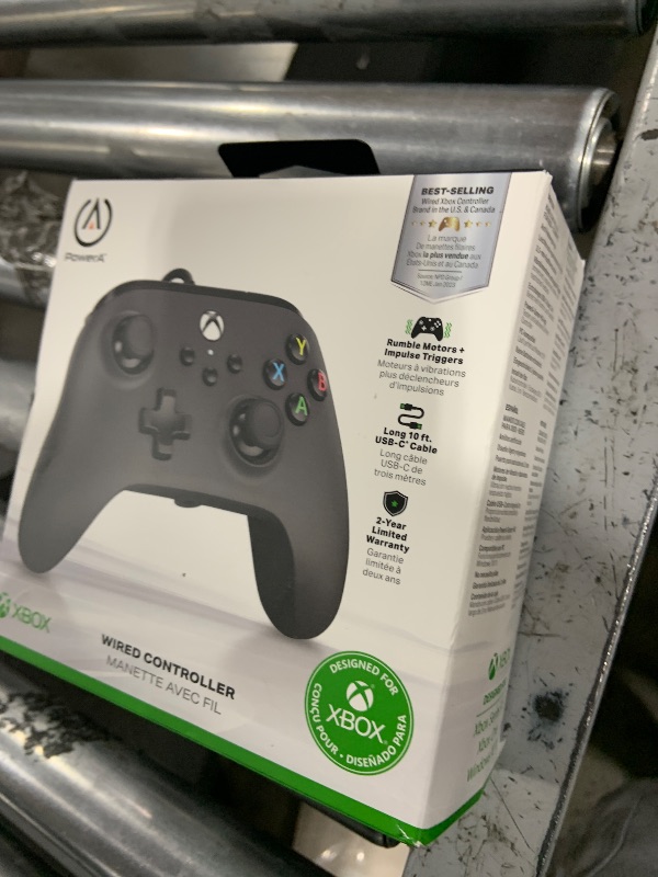 Photo 1 of PowerA Wired Controller For Xbox Series X|S - Black, Gamepad, Video Game Controller Works with Xbox One