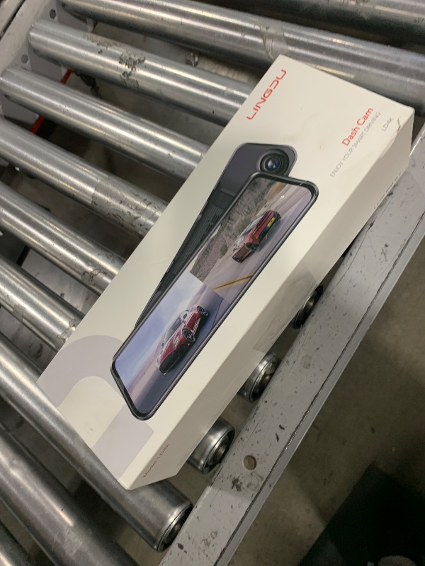 Photo 1 of LINGDU 12" 4K Ultra HD Rear View Mirror Camera with 64GB Card 5G WiFi GPS Voice Control, 4K+1080P Front and Rear View Dual Dash Cam, Loop Recording, G-Sensor, WDR Night Vision, 24H Parking Mode