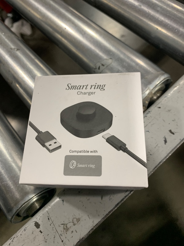Photo 1 of Smart Ring Charging Size 6, Compatible with Oura Ring Gen3 Charger, Fast Charging Dock and USB-C Cable, Charger for Smart Ring (Black)