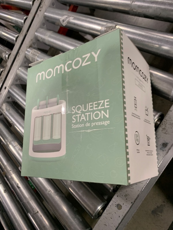 Photo 1 of Momcozy Squeeze Station For Homemade Baby Food,Pouch Filling Station For Puree Food For Babies&Toddlers,No Food Splashing,Dishwasher Safe,BPA-Free,With Reusable Bags