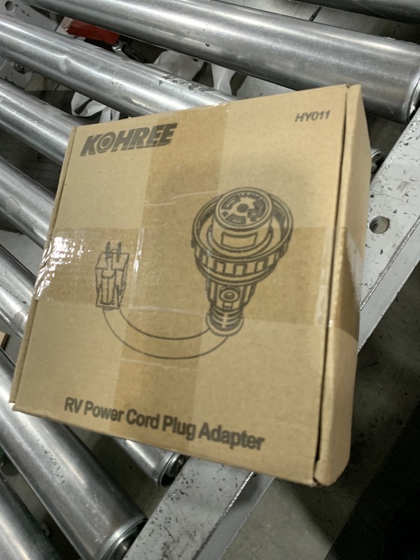 Photo 1 of Kohree RV Adapter Plug 30 Amp to 15 Amp 110V, RV Power Electrical Adapter Cord 15A Male to 30A Female 12" with Twist Lock & LED Indicator