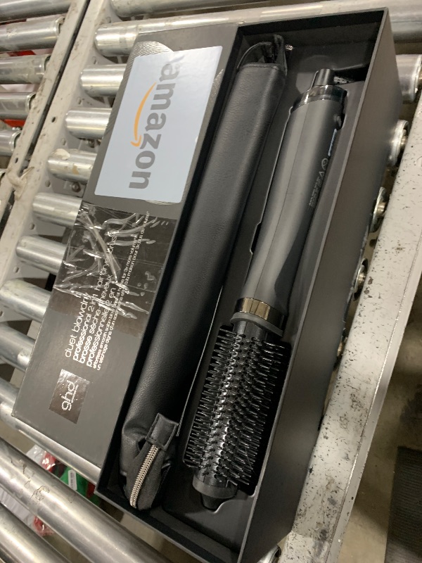 Photo 1 of ghd Duet Blowdry-Hair Dryer Brush-Wet to Blow Dried with No Heat Damage, 3X More Volume, 24hr Long Lasting Results, Blow Dry with No Fizz, 50% More Shine - Black