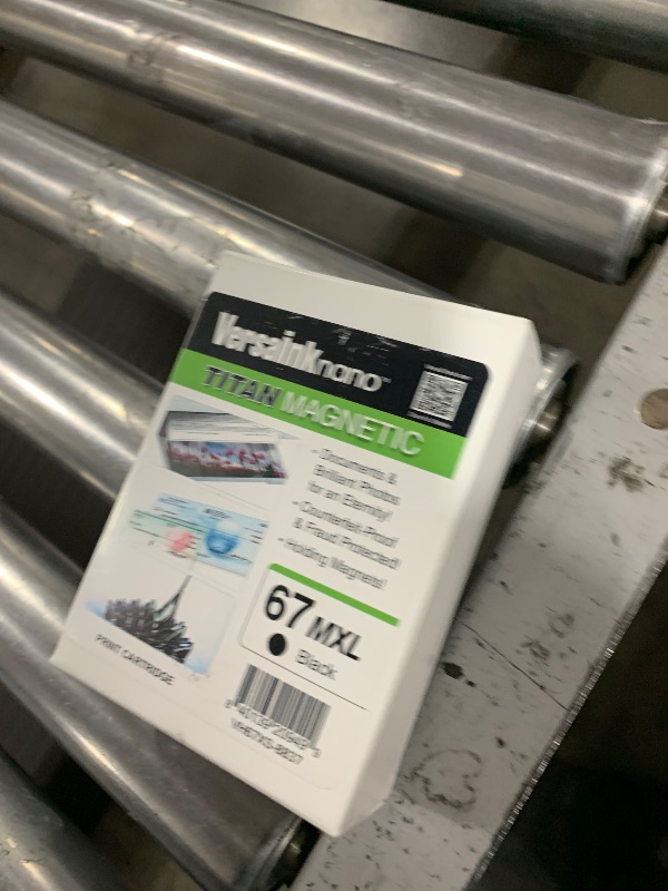Photo 1 of VersaInk-Nano HP 67 MXL Titan-Magnetic (MICR 3-in-1) Black Ink Cartridge Replacement of HP 67 and 67 XL, Works with HP DESKJET 2723,2734,2755,2855,4133,4155,4255, Envy 6055,6075,6455,6475