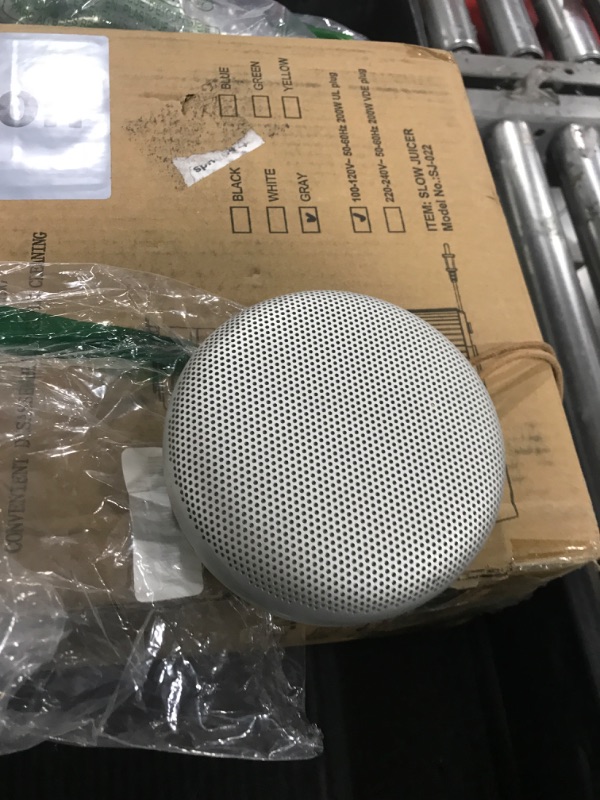 Photo 1 of Bang & Olufsen Beosound A1 (2nd Generation) Wireless Portable Waterproof Bluetooth Speaker with Microphone, Grey Mist (Renewed Premium)
