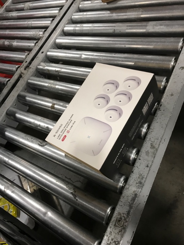 Photo 1 of X-Sense Smart Smoke Detectors with SBS50 Base Station, Wi-Fi Smoke Alarm Compatible with X-Sense Home Security App, Wireless Interconnected Mini Fire Alarm, Model FS51