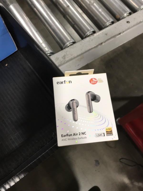 Photo 1 of EarFun Adaptive Noise Cancelling Wireless Earbuds, 6 Mics AI ENC Call, Hi-Res Sound, LDAC, 40H Playtime, Multipoint Connection, Comfortable Fit, App Customization, Google Fast Pair, Wireless Charge