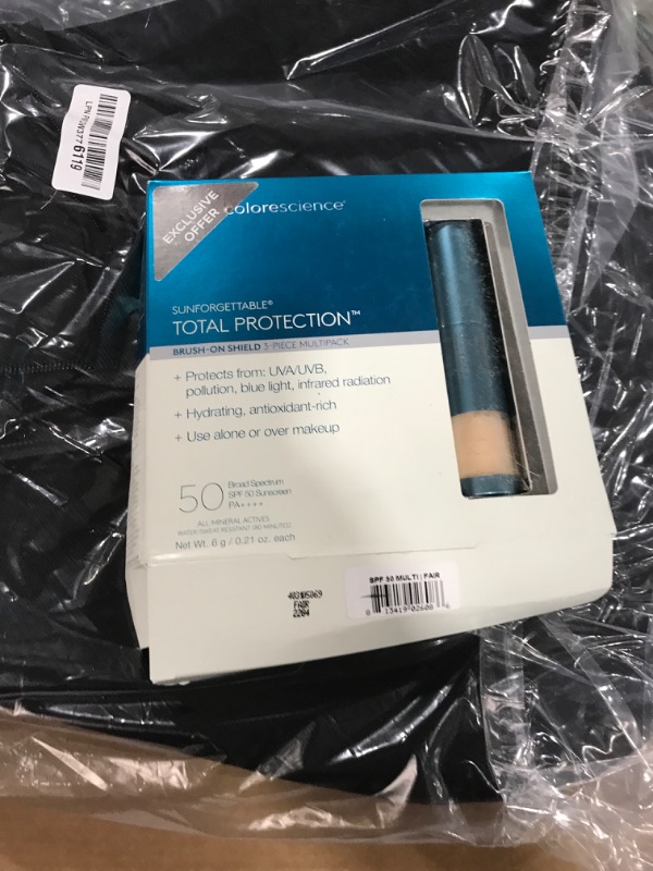 Photo 1 of Colorescience Sunforgettable Total Protection Brush-On Shield SPF 50 Multipack - FAIR