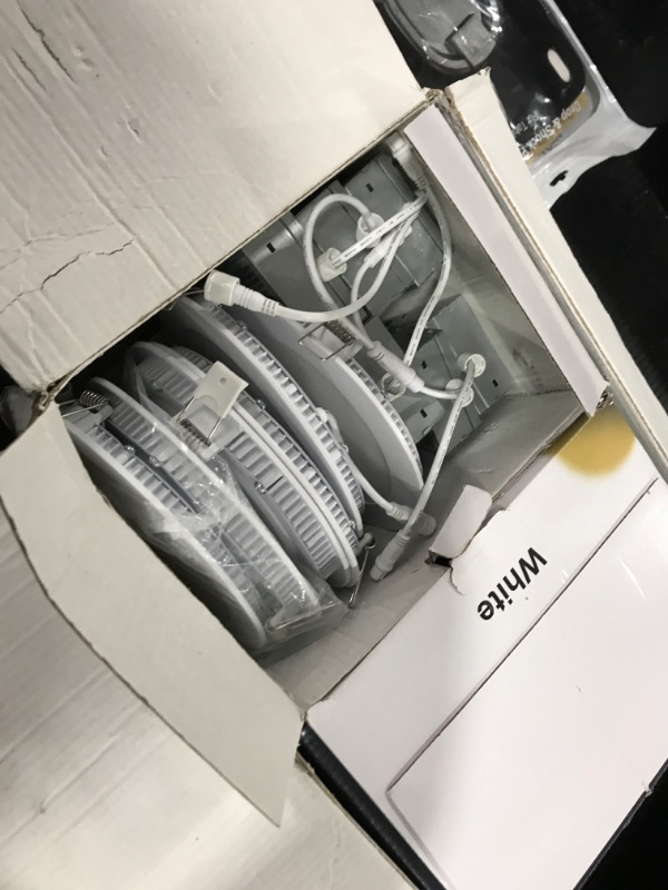 Photo 1 of POWERASIA 12 Pack Smart Recessed Lighting 6 Inch, Ultra-Thin LED Recessed Lighting 12W 1200LM Smart Downlight with Junction Box, Compatible with Alexa/Google Assistant - ETL and Energy Star Certified