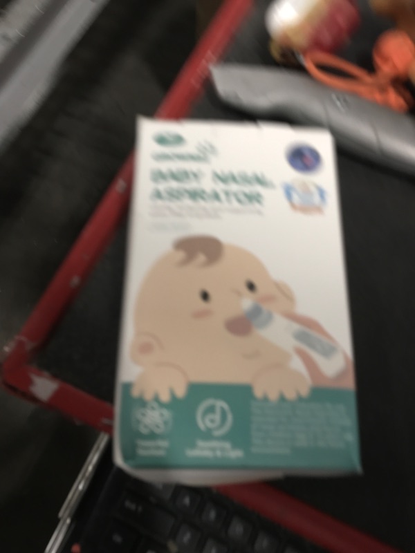 Photo 1 of GROWNSY Nasal Aspirator for Baby, Electric Nose Aspirator for Toddler, Baby Nose Sucker, Automatic Nose Cleaner with 3 Silicone Tips, Adjustable Suction Level, Music and Light Soothing Function
