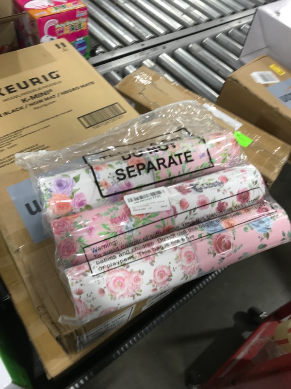 Photo 1 of Ctosree 8 Pcs Car Tissue Holder Cylinder Bulk Round Floral Cup Holder Facial Tissues for Travel Refill Car Napkin Box Round Container