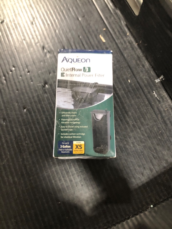 Photo 1 of Aqueon QuietFlow E Internal Power Filter Extra Small - 3 Gallon