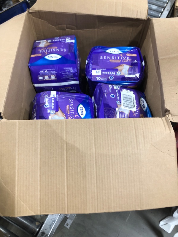 Photo 1 of Tena Sensitive Care Overnight Incontinence Underwear for Women Small/Medium, 80 Count